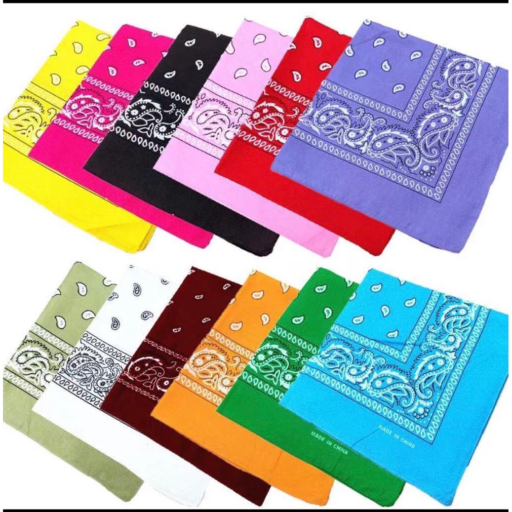Bandana Faixa Lenço Cabelo Moda Rock Pop Varias Cores Promoção