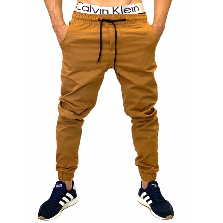 Calça Jogger Masculina Caramelo Estilo Swag moda 2022