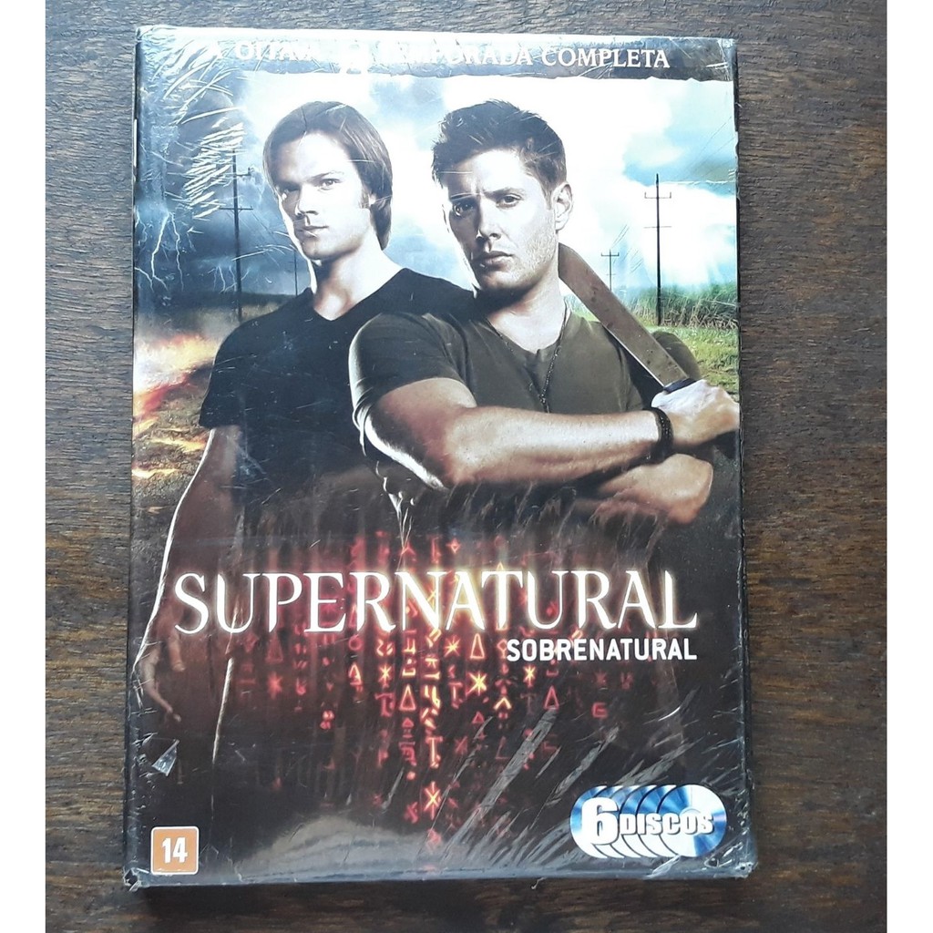 Dvd Supernatural Oitava Temporada Lacrado Shopee Brasil 