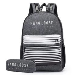 Mochila Escolar Hang Loose Reforçada Estojo Ressistente