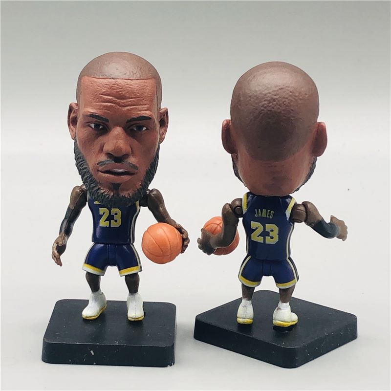 Bonecos De Basquete NBA Los Angeles Lakers Player 23 # Kit Figuras De Ação Lebron James Roxo