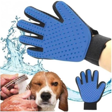 Luva Nano Magnético Tira Pelos Pets Cães Gatos True Touch em Oferta na Shopee