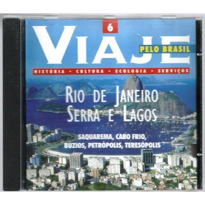 517 Mcd- CD Original 1998- Viaje Pelo Brasil- Rio de Janeiro, Serra e Lagos- Nº 6- Saquarema, Cabo Frio, Búzios, Petrópolis, Teresópolis