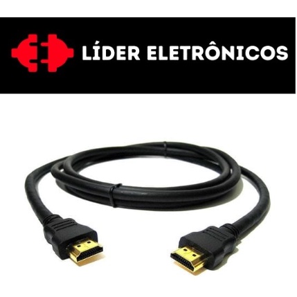 Cabo Hdmi 1.4 Ultra Hd 3d Alta Resolução 1080p 1.5 Metros