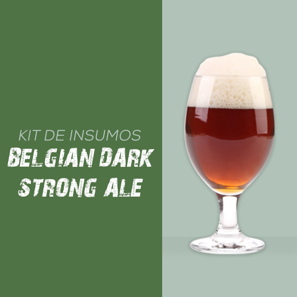 Kit de Insumos Receita Cerveja Artesanal Belgian Dark Strong Ale  (Quadrupel) | Shopee Brasil