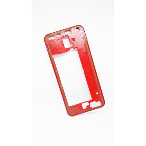 Carcaça Do Aro Lateral Com Botão Volume Galaxy J6+ Plus Sm-J610 Vermelho