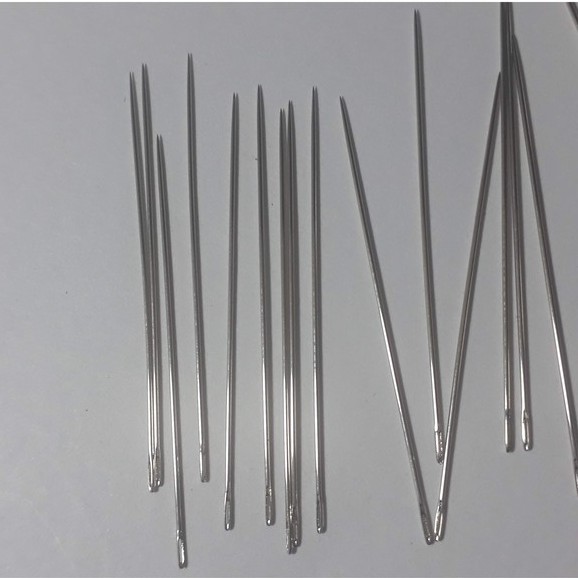 Agulha De Mão Para Bordado Com Pedraria N° 9 Pc. 20 Unidades em Oferta na Shopee
