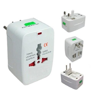 Adaptador Universal tomada internacional all in one Europa, UK, Usa Adaptador Universal de tomadas