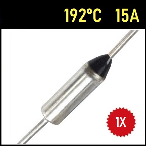 1 Fusível Térmico 15A 192C 192°C 192 Graus TF192 250V