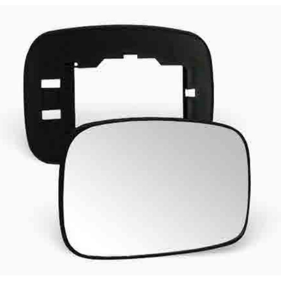 Lente Do Retrovisor Com Base Fiesta 1997 a 2002 Lado Esquerdo Motorista