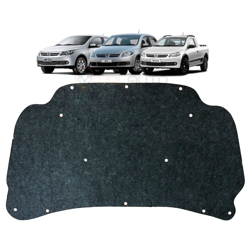 Manta Forro do Capô Gol Saveiro Voyage G5 2009 2010 2011 2012 2013 Adesiva Presilhas em Oferta na Shopee