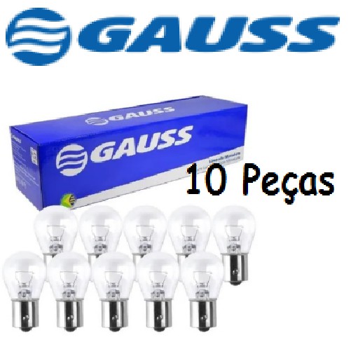 Lampada 2 Polos 12v 21/5w Caixa Com 10 Unidades - GL1034