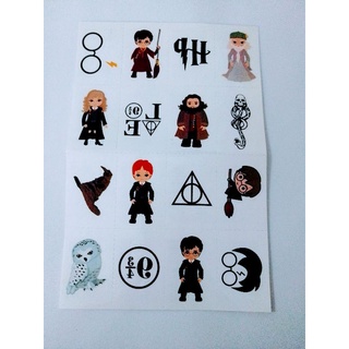 Tatuagem temporária Harry Potter | Hogwarts | Tatuagem infantil