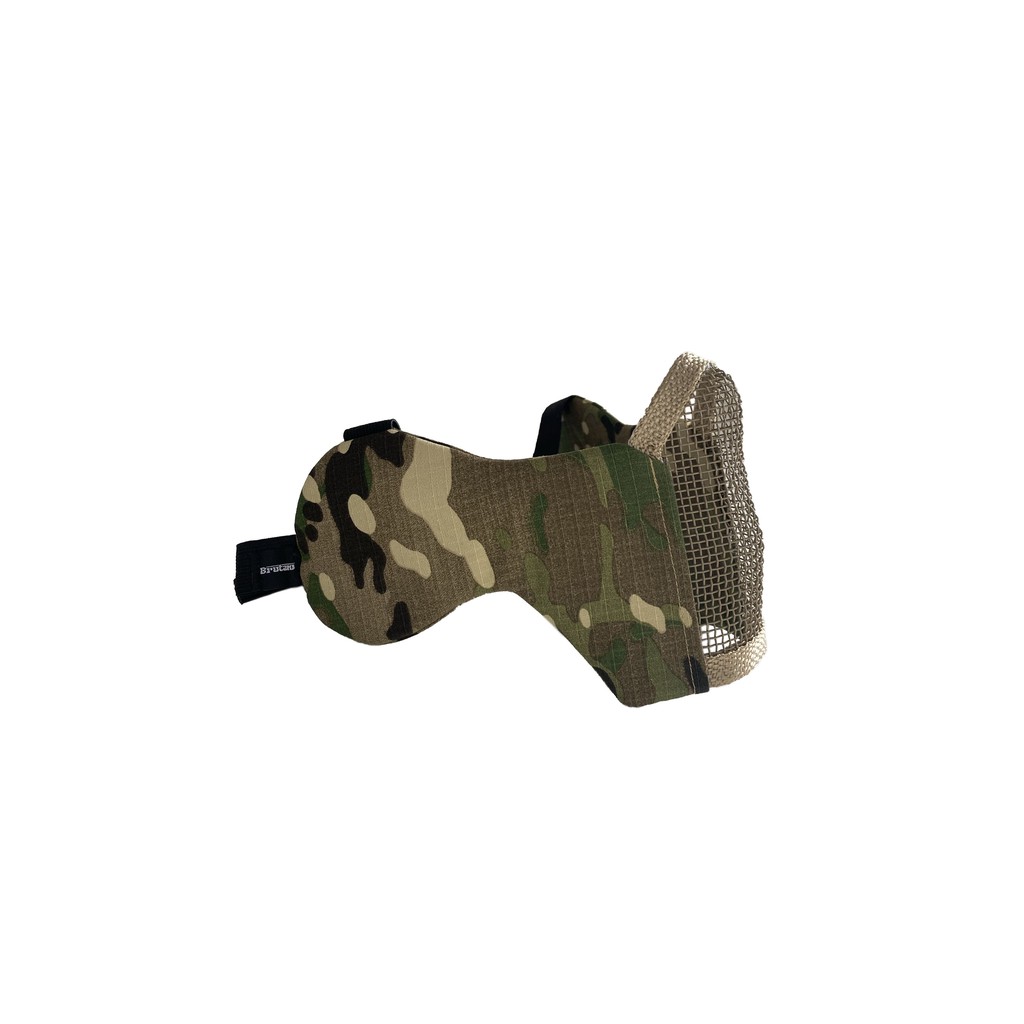 Mascara De Airsoft Multicam Tan Com Proteção De Orelha Top