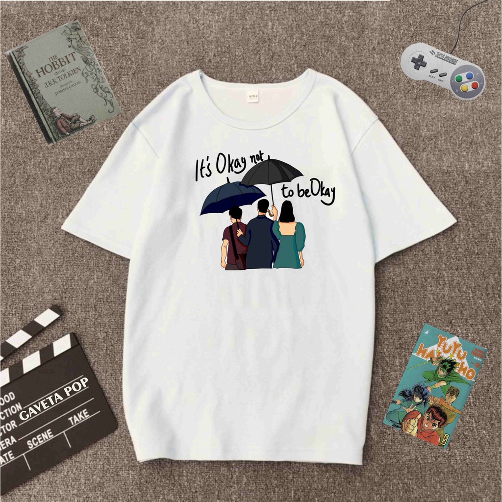 Camiseta It's okay not to be okay Tudo bem não ser normal Kdrama Dorama Dorameiras Coreia Korea