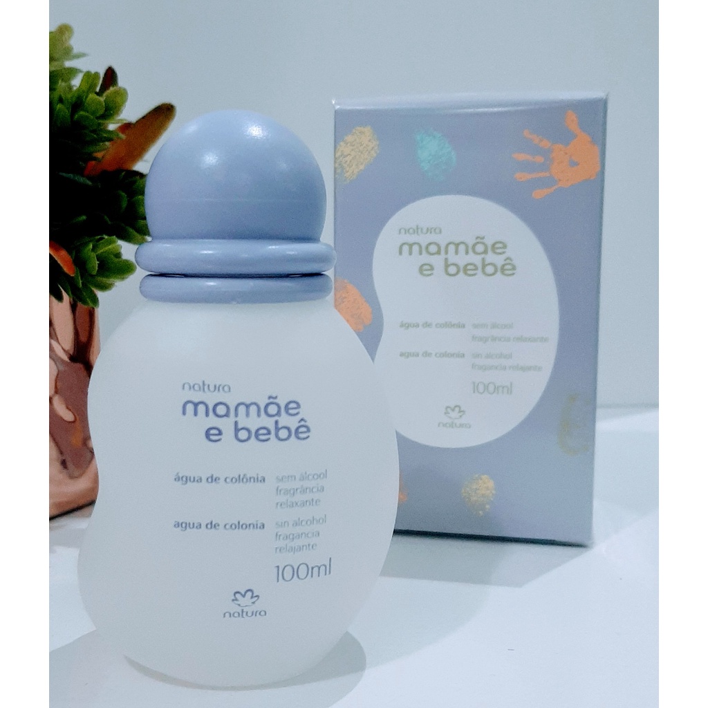 Agua De Colonia Mamae Bebe Natura Sem Alcool Relaxante 100ml Validade 11 23 Shopee Brasil