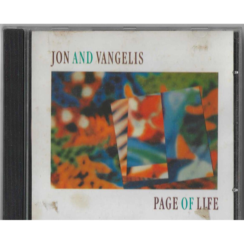 CD JON AND VANGELIS - PAGE OF LIFE - 1991
