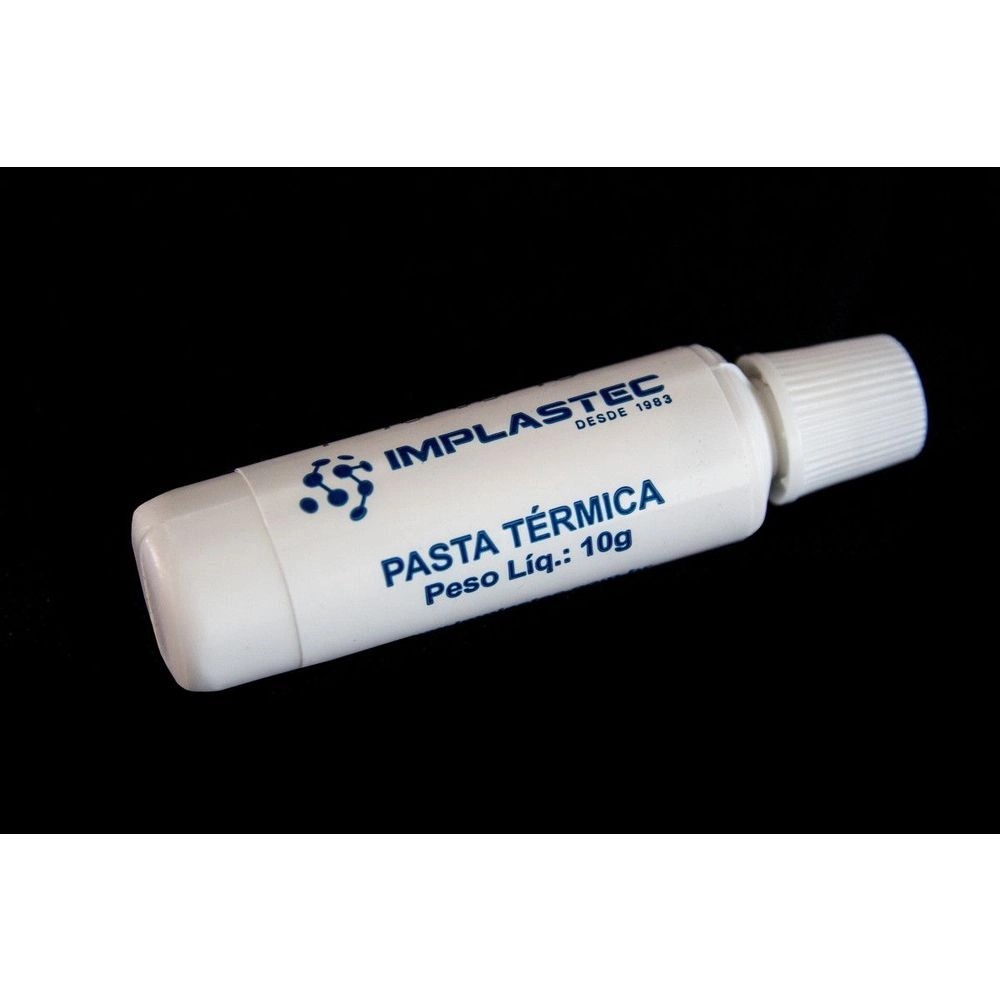 Pasta Térmica 10G de Silicone de alto peso molecular Branca - Bisnaga 10g = UTILIZADA EM termoresistências
