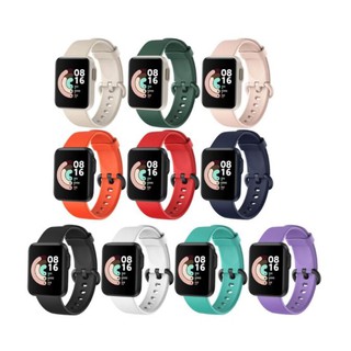 pulseira para xiaomi mi watch lite versão global silicone pulseira de substituição colorida para redmi extra em Oferta na Shopee
