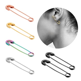 Brincos Punk De Aço Inoxidável De Alfinete Design Exclusivo Brinco De Tarraxa Elegante Mulheres Homens Rock Piercing Jewelry
