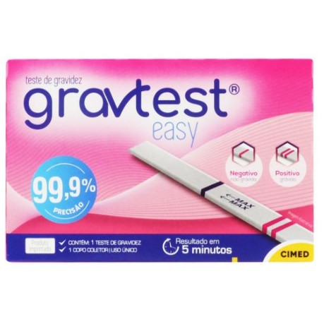 Teste de Gravidez Gravtest Easy 99,9% Precisão Cimed