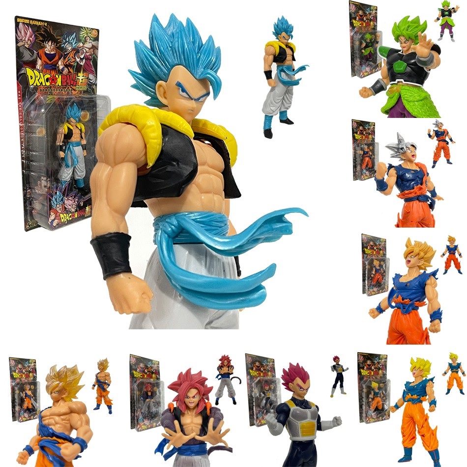 Boneco Dragon Ball 20cm para Colecionador  Goku Vegeta Broly Gogetta