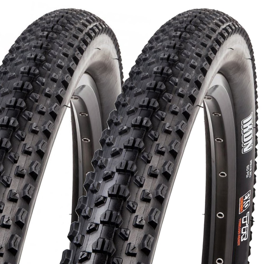 Kit 2 Pneus Maxxis Ikon 29x2.20 Dobrável Kevlar EXO/TR Preto