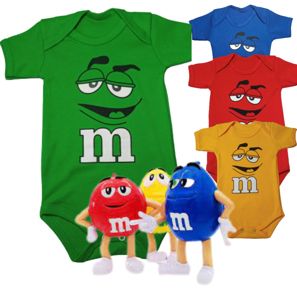 Body bebe mesversário 100% algodão MM em Oferta na Shopee