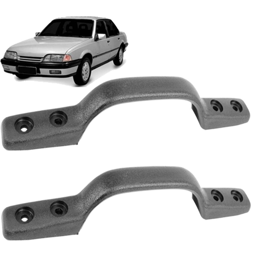 Alças Segurança teto PQP (preta) Monza 82 até 1990 - 2 Pcs