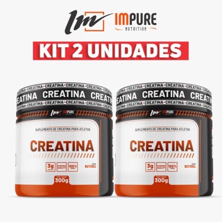 Kit 2 Creatinas 300g  100% pura - Impure Nutrition