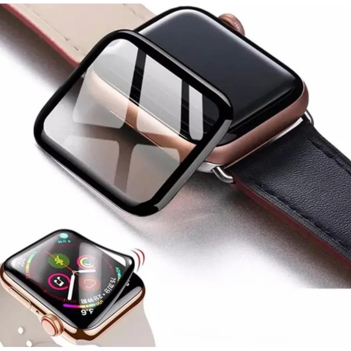 Película 3d Gel Para Relógio Smartwatch Curvada 38/40/41/42/44/45mm