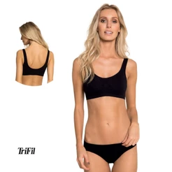 Top Sutia Fitness Academia Media Sustentacao Sem Costura Basico Trifil Sem Bojo Original