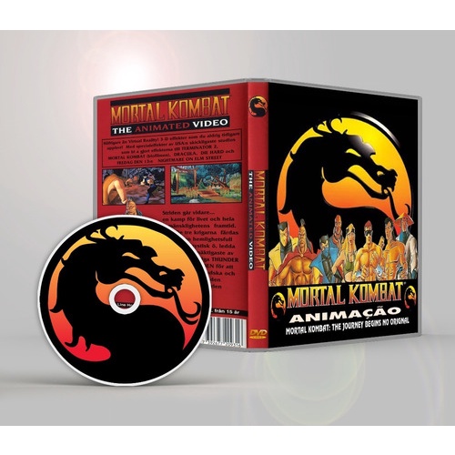 Dvd  Filme Animado Mortal Kombat A Jornada Começa 1995
