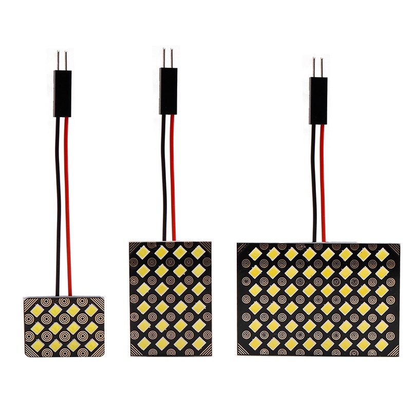1x T10 W5W Cob 48smd Lâmpada Led Para Painel De Licença De Carro
