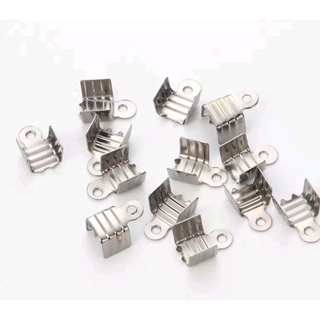 Terminal Quadrado P/Bijuterias -Prata-6mm 100 pçs em Oferta na Shopee