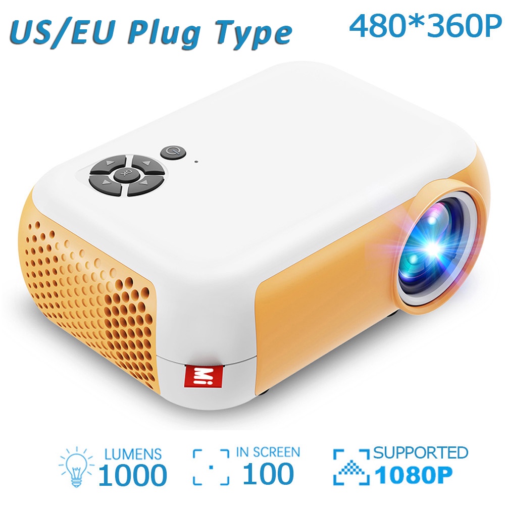 Mini Projetor A10 Led 480x360 Pixels Betterer 1080P Apoio Filme ...