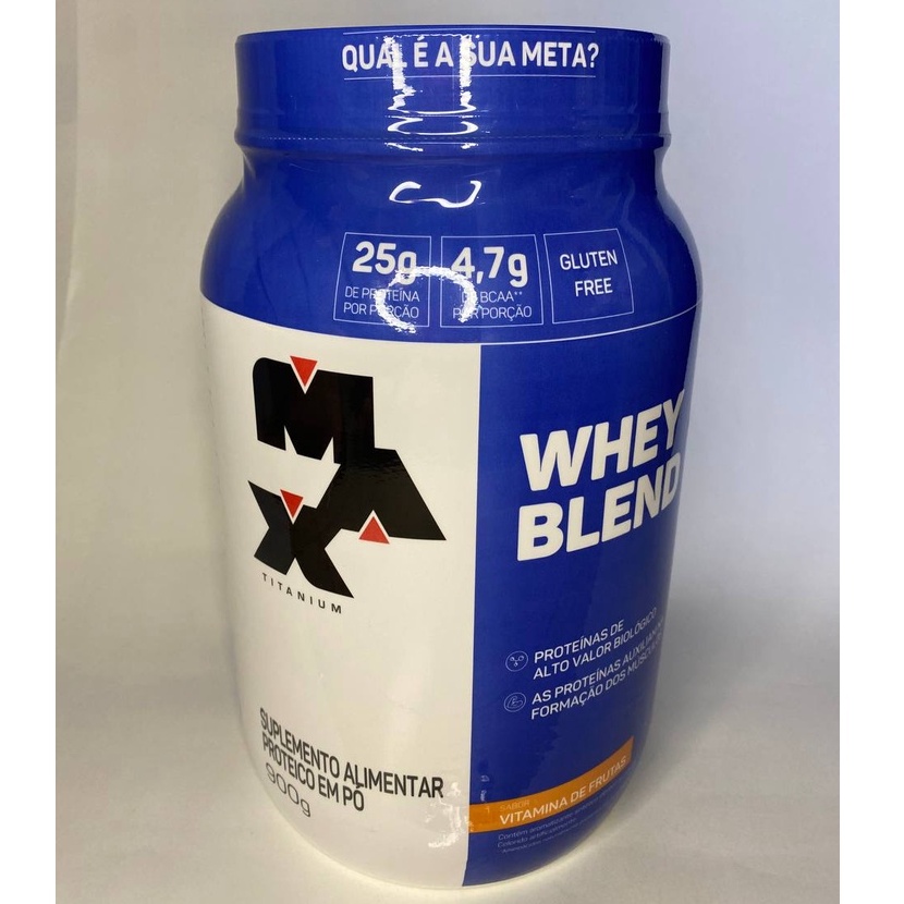 Whey Blend Pote 900g Max Titanium Shopee Brasil