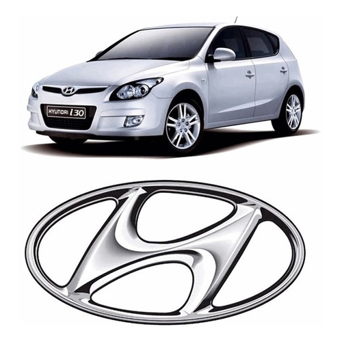 Emblema Hyundai Da Grade Do I30 - 2009 A 2012
