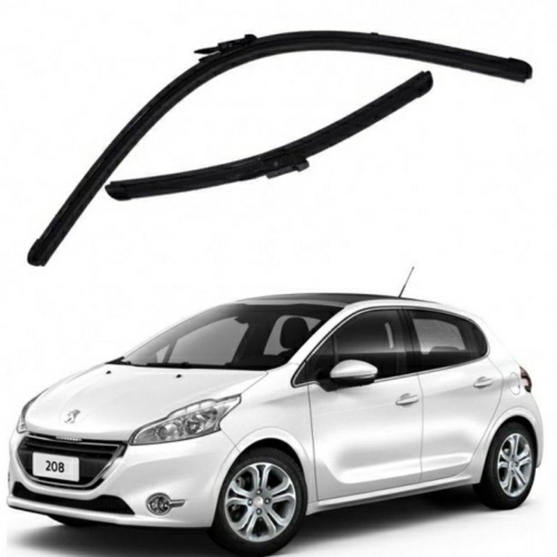 Par Palheta Limpador Parabrisa Dianteiro Peugeot 208 2012 2013 2014 2015 2016 2017 2018 em Oferta na Shopee