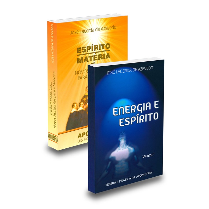 Kit Dr José Lacerda Energia e Espírito & Espírito Matéria Novos Horizontes Para a Medicina em Oferta na Shopee