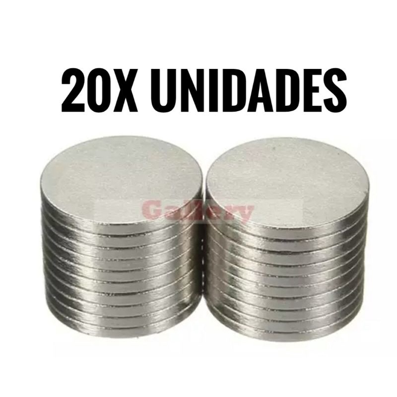 Imã neodimeo 10x1mm 20x unidades canopy aeromodelo ima rc diy montagem hobby