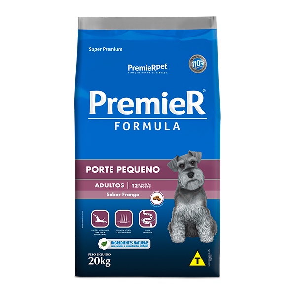 Ração Premier Fórmula para Cães Adultos de Porte Pequeno - 20Kg em Oferta na Shopee