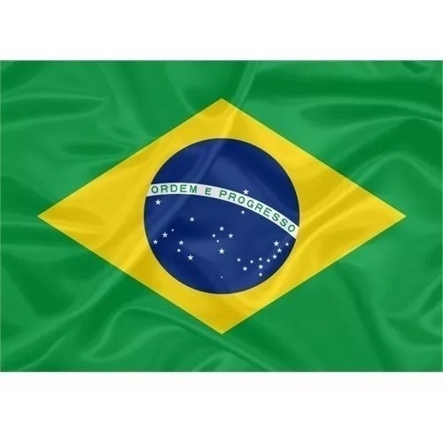 Bandeira Do Brasil Grande 90x120cm Oficial Festas Eventos Copa Do Mundo Pátria