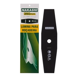 Lamina Rocadeira 350x25,4x2mm 2 Pontas Nakashi