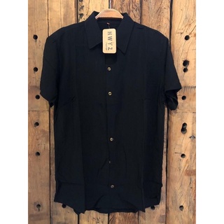 Camisa Social lisa básica Masculina Havaiana Verão 2022