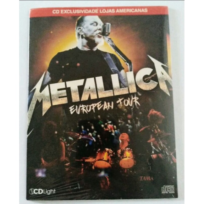 Cd Metallica, European Tour - Lacrado e Original.