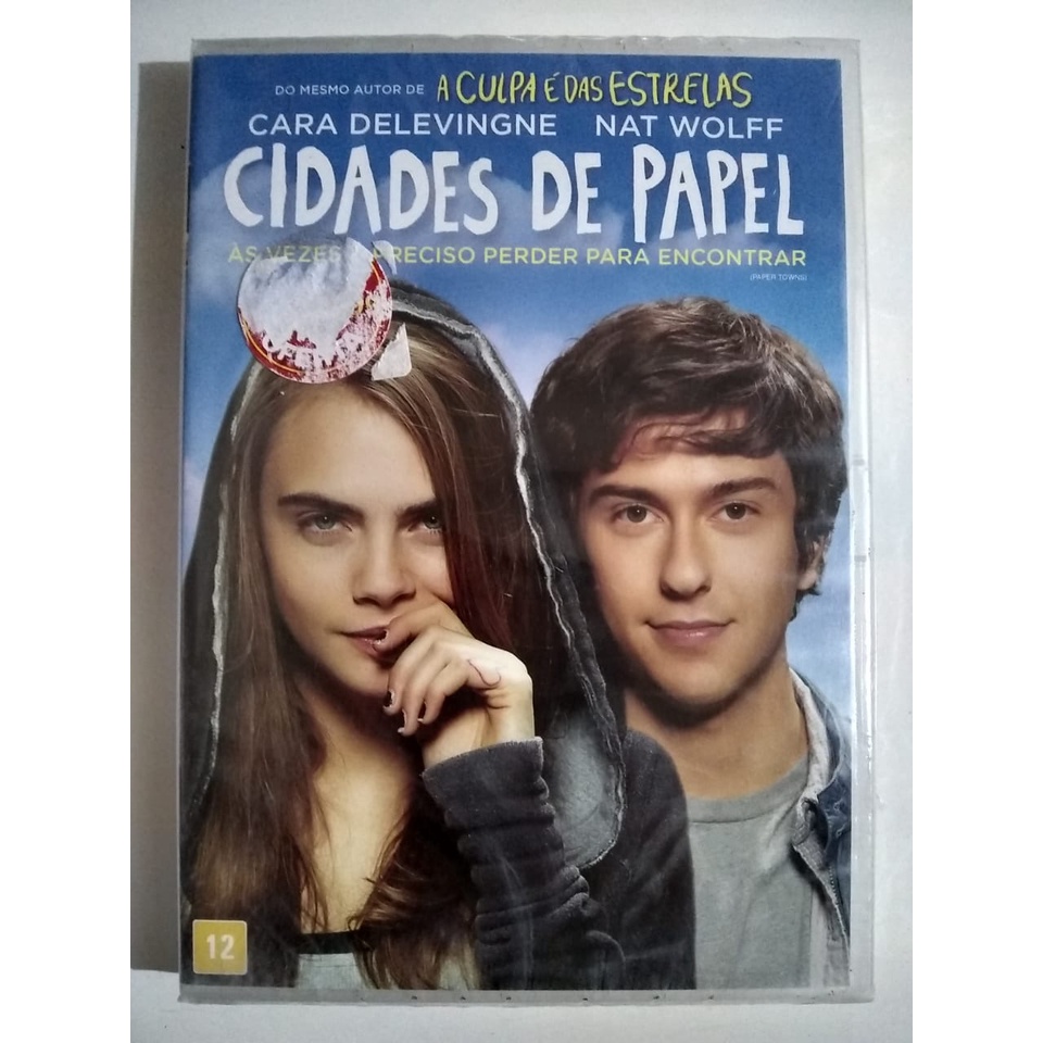 DVD Lacrado Cidades De Papel Cara Delevigne