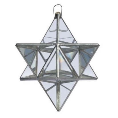 Imagem Prisma D'água Merkaba (11cm), Reflete a Luz do Sol, Decoração Zen, Feng Shui, Energiza o Ambiente