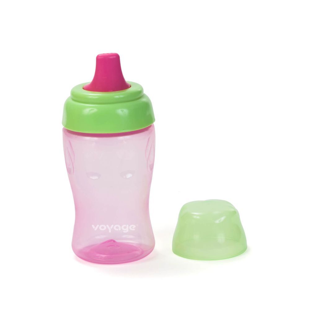 Copo Antivazamento Voyage com Tampa Colorido Rosa em Oferta na Shopee