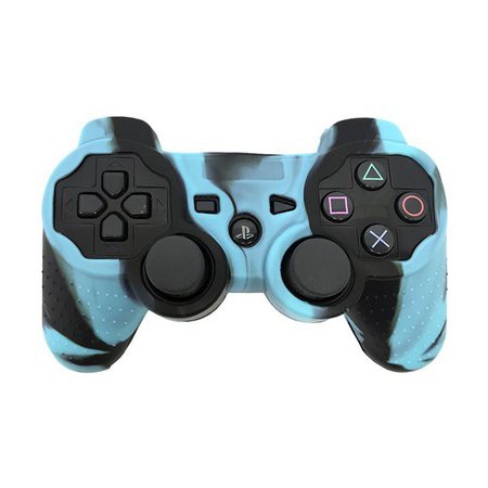 ÚLTIMAS! Capa Case Protetora de Silicone para Controle Playstation 3 e 2 Ps3 Ps2 Camuflada Exclusiva